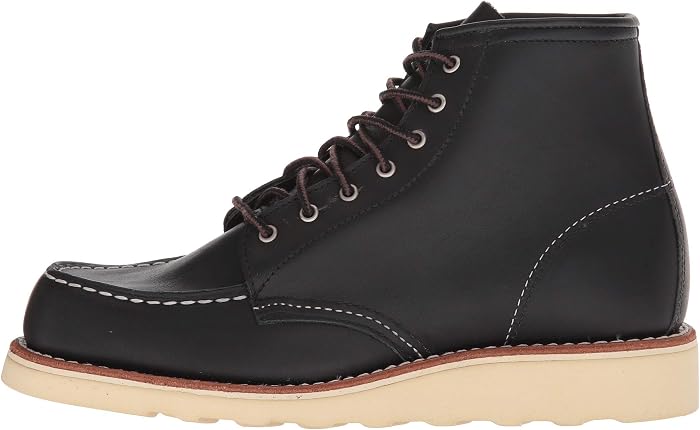 Женские ботинки Red Wing Heritage 6" Classic Moc, цвет: Чёрный — фото 2
