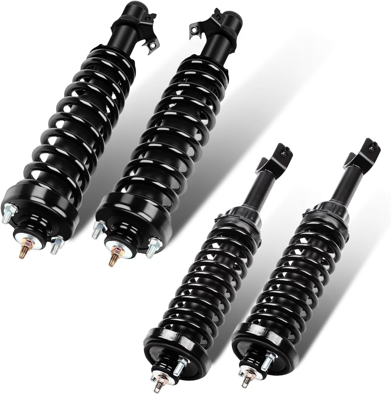 SCITOO Complete Strut Shock Coil Spring Assembly fit 1992-1995 for Honda Civic (Front and Rear Pair)