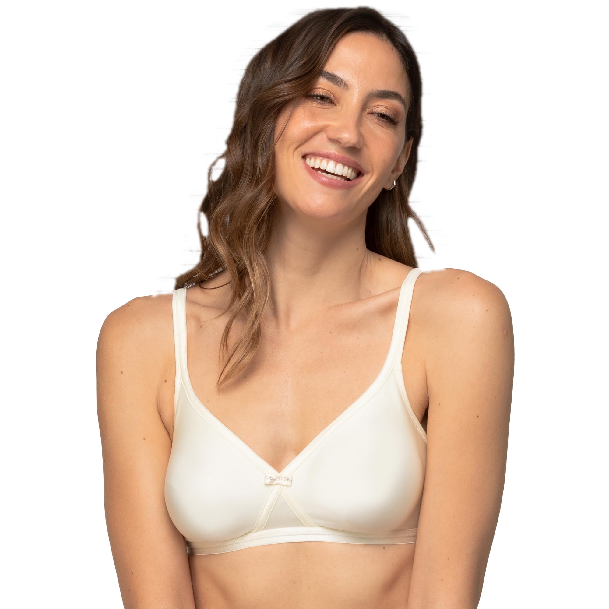 Playtex Micro Support Satin Wire-Free Bra Women x1, Multicolor, 38B
