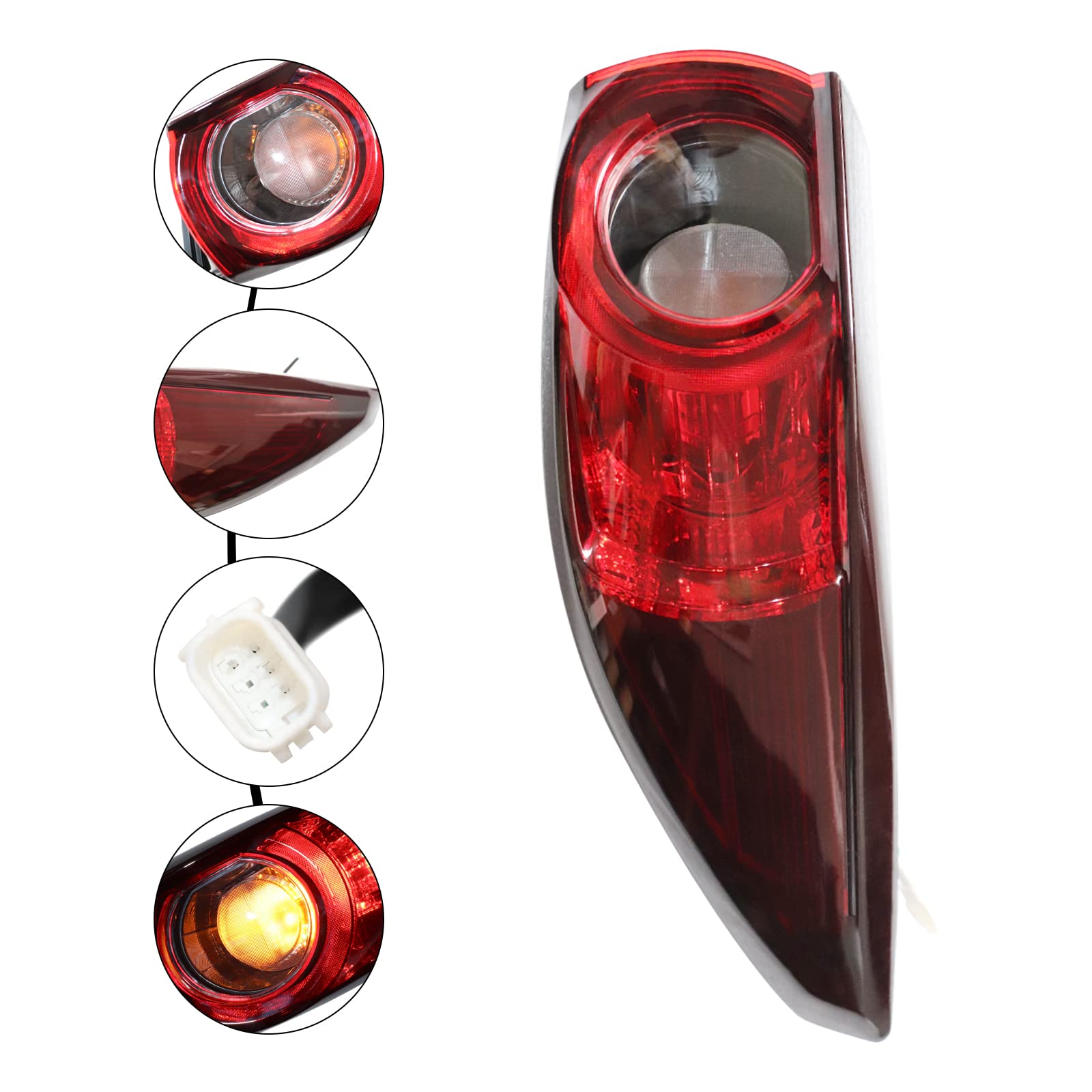 Amazon.com: Halogen Outer Tail Light Assembly Rear Lamp, KB8A-51