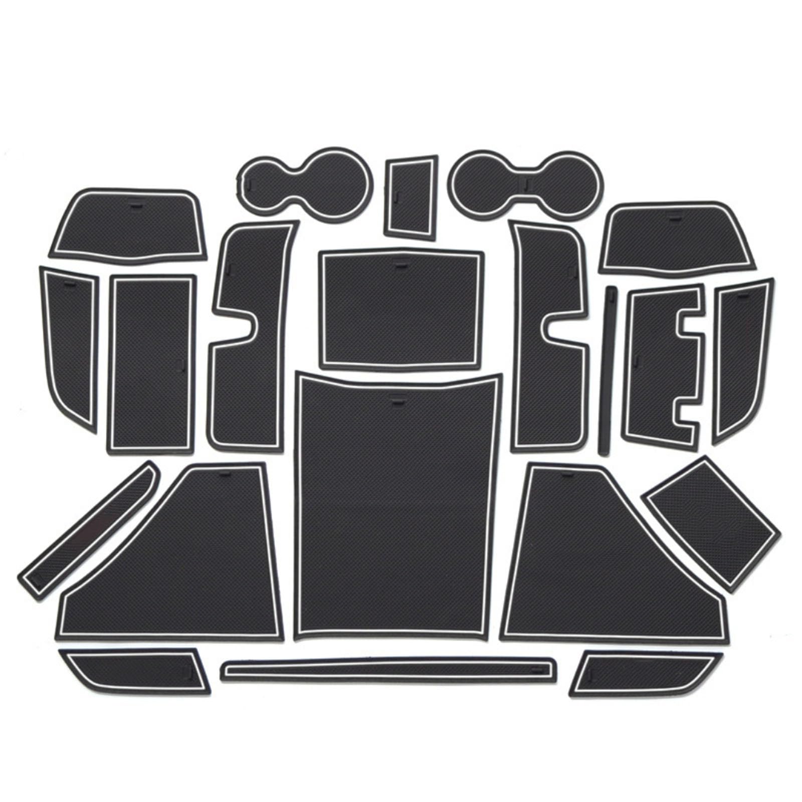 ahhccne Rubber Mats for Centre Console for Haval Jolion 2021-2022, LHD Rubber Mats for Centre Console