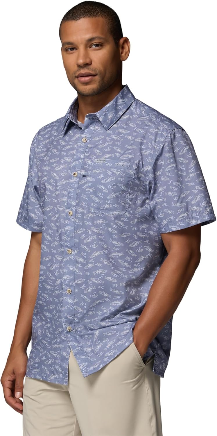 Columbia Men’s Super Slack Tide Camp Shirt Short Sleeve