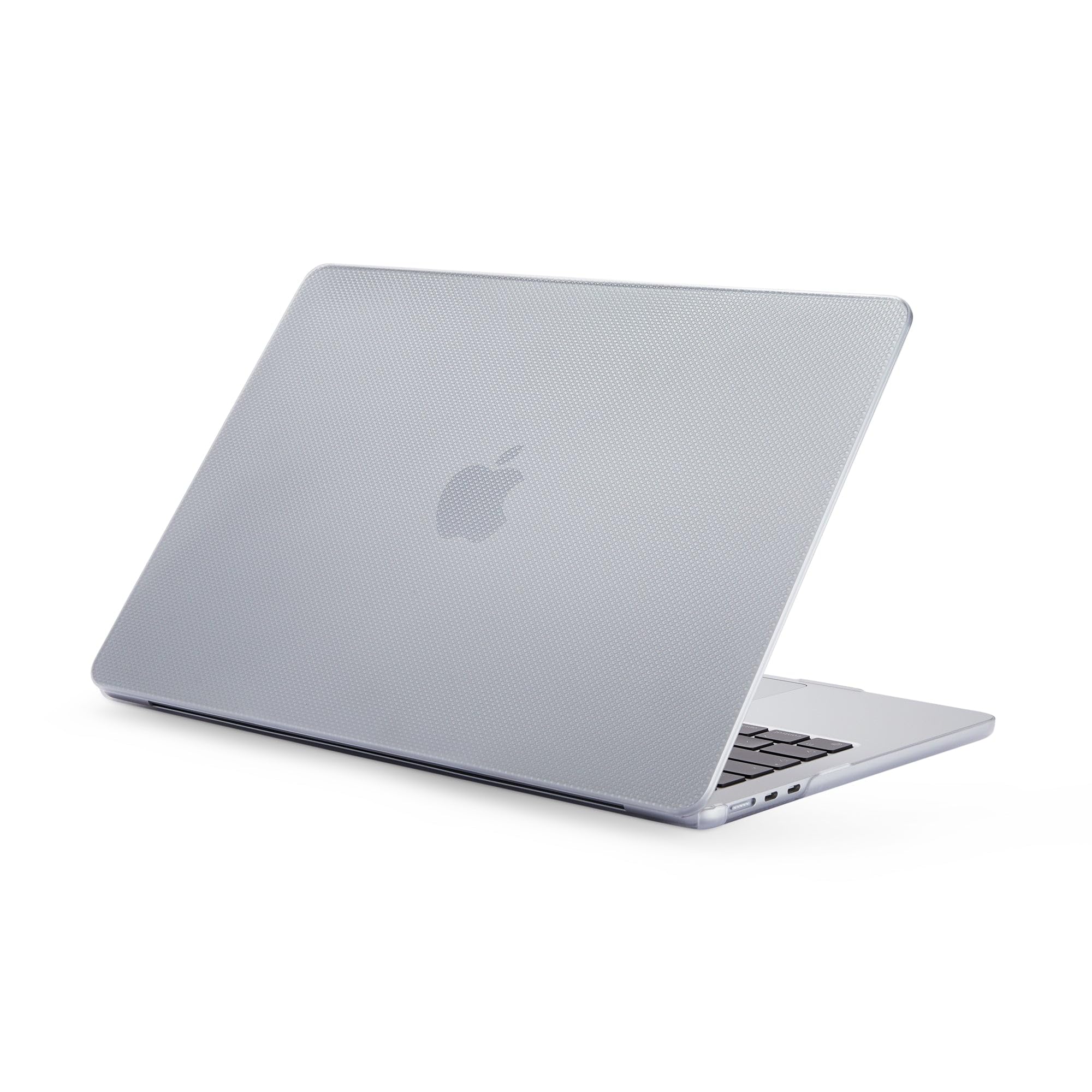 PIPETTO Custodia rigida a pois per MacBook Air 13.6 (M5, M4, M3, M2), custodia sottile per MacBook, copertura per laptop, guscio rigido protettivo, resistente ai graffi (trasparente), trasparente