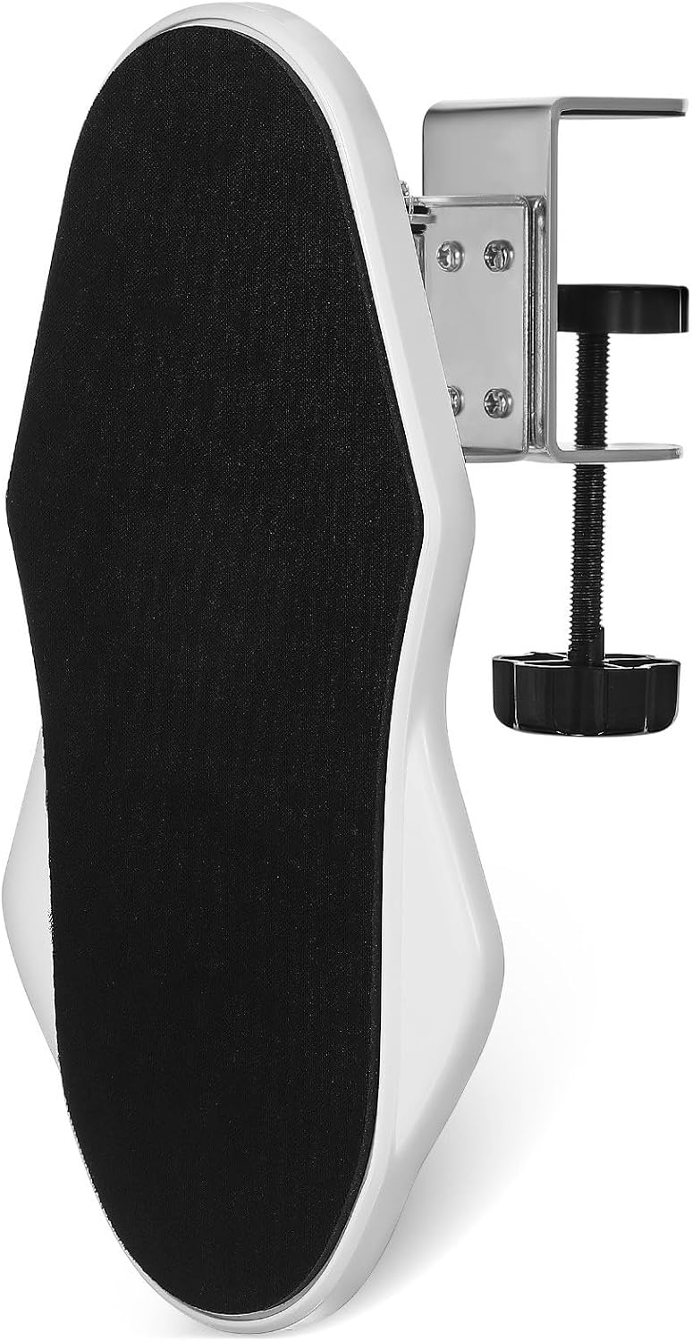 Clamp on Desk Arm Rest Extender with Foldable Adjustable Support
