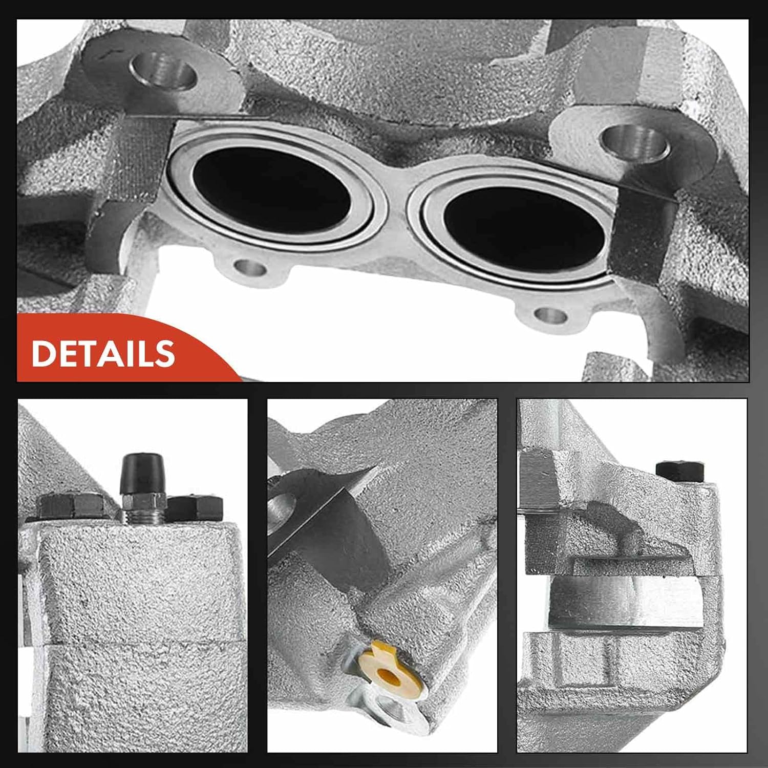 A-Premium Disc Brake Caliper Assembly Compatible with Select Land Rover Models - Discovery 1994 1995 1996 1997 1998 1999 - Front Right Passenger Side