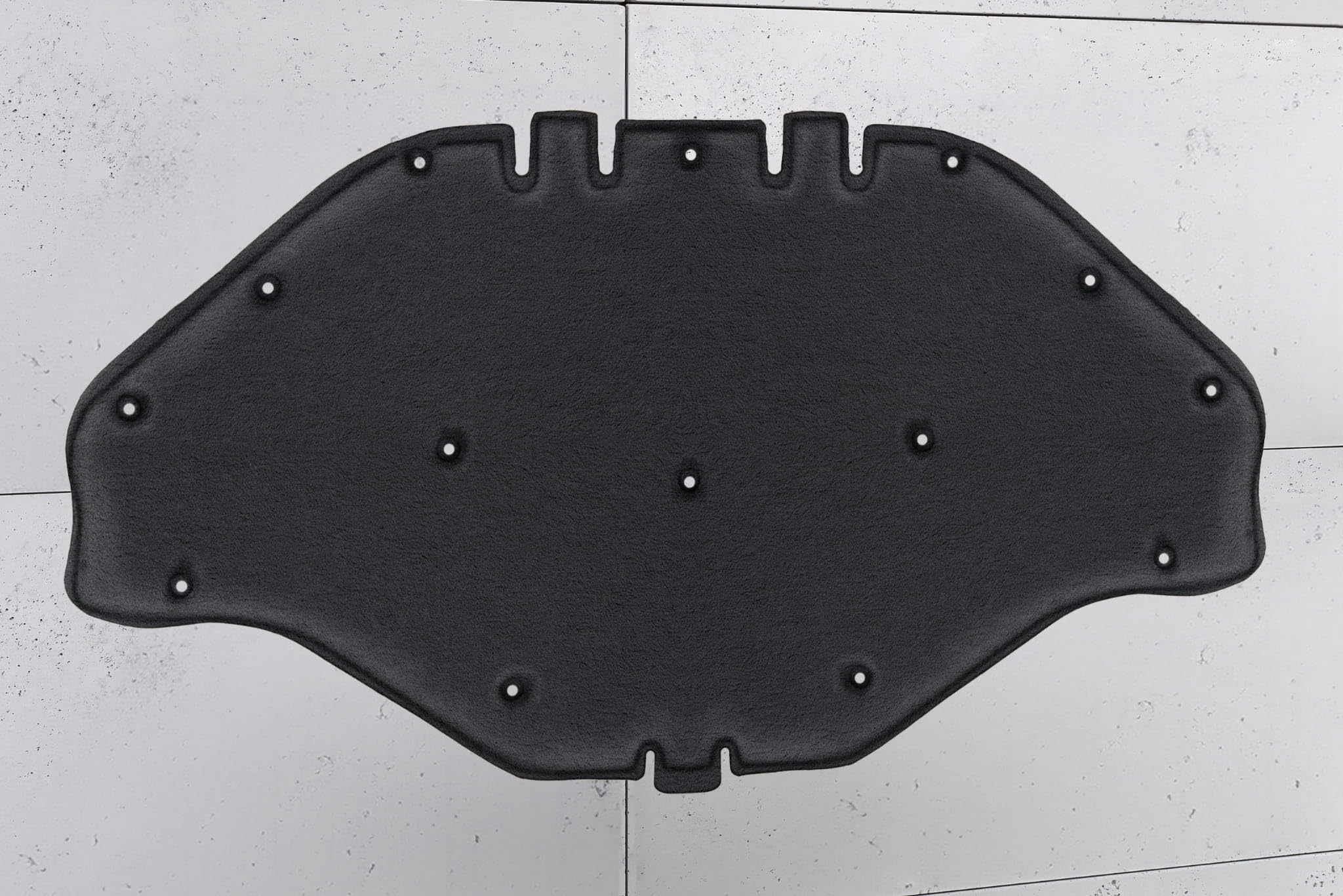 GEPCO Motorhaubendämmung Motorraumdämmung Dämmmatte Motorhaube mit Clips kompatibel mit MERCEDES ML W166 2011–2015, GLE W166 2015–2019, GL X166 2012–2015, GLS X166 2015+ A1666820126