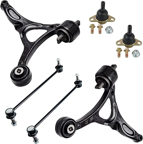 Miniatura 31 de Detroit Axle - Kit de brazos de control delanteros de 6 piezas para Toyota Corolla 2014-2019, 2 brazos de control inferiores con rótulas, 2 varillas
