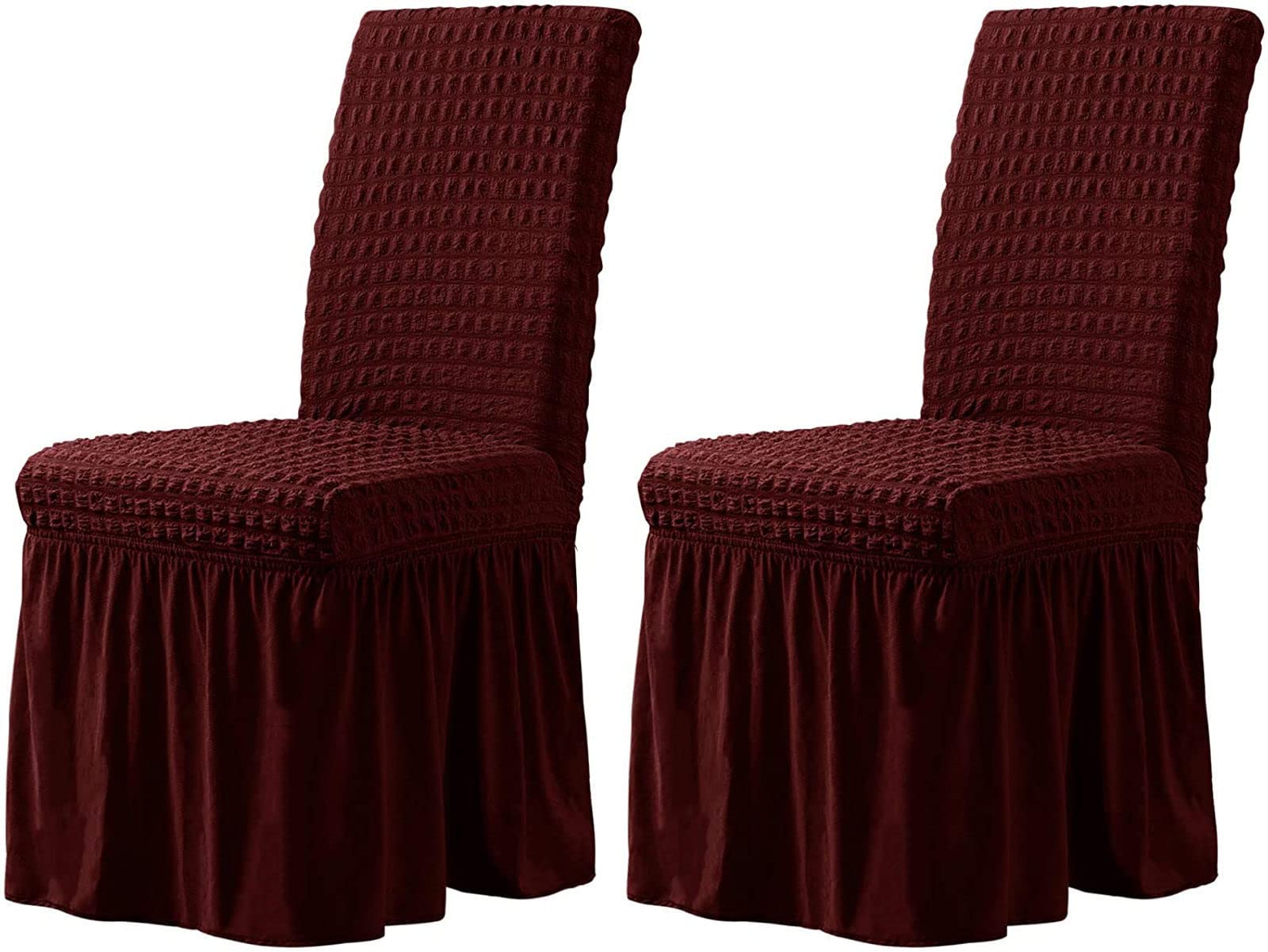 Housses de chaise de mariage et fête couleur Vino Rosso pour sublimer vos grandes réceptions