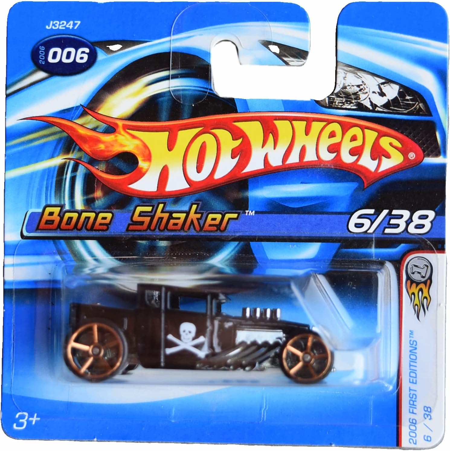 Hot Wheels Bone Shaker - 2006 First Editions 6/38 - Short Card