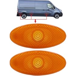Luces Del Tablero Renault Clio BIAREN 2 luces indicadoras laterales ámbar para Renault Master MK3 Vauxhall Movano B Mk2 Nissan NV400 261B00001R 4419475 2618000Q0A