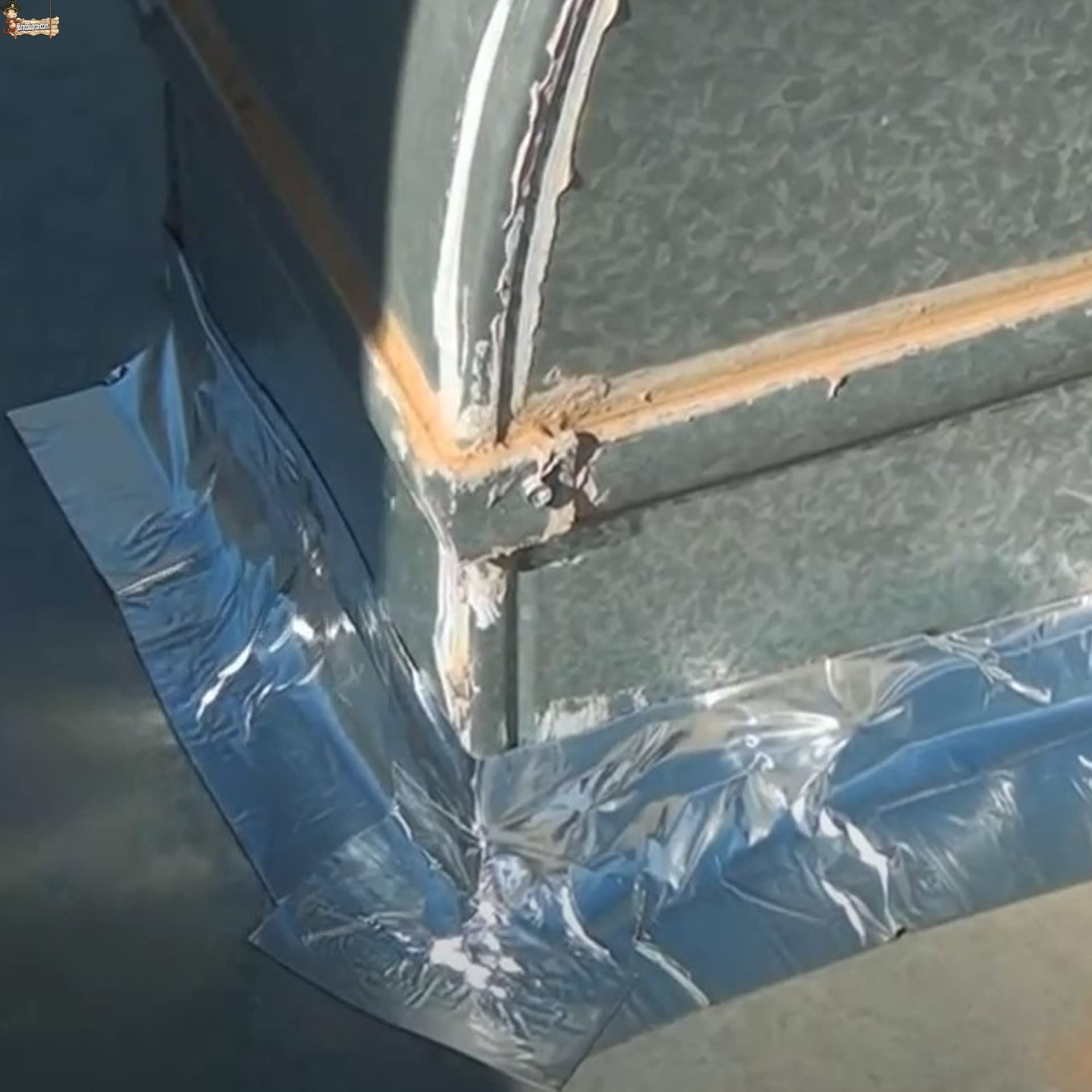 BricoLoco.com Cinta adhesiva butilo aluminio. ¡¡¡Rollo 10 metros. Ancho 100 mm.!!! Caucho butílico. Sellado y reparador. Caravanas, fugas agua, goteras, impermeabilizante. (Gris plomo)