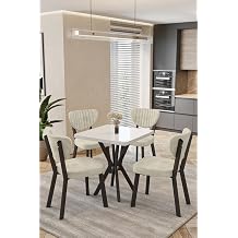 Mutfak Masas  Tak m  | 4 Ki ilik Masa Sandalye Tak m  | Balkon Masas  | Cafe masa tak m -70x70