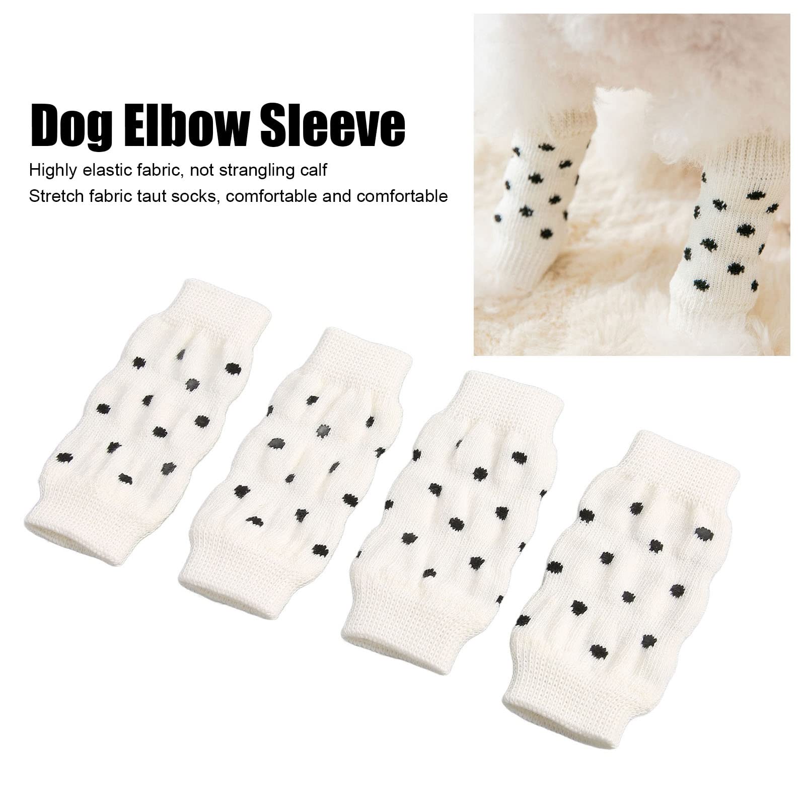 Gsycle 4Pcs Dog Elbow Protector Socks - Image 2