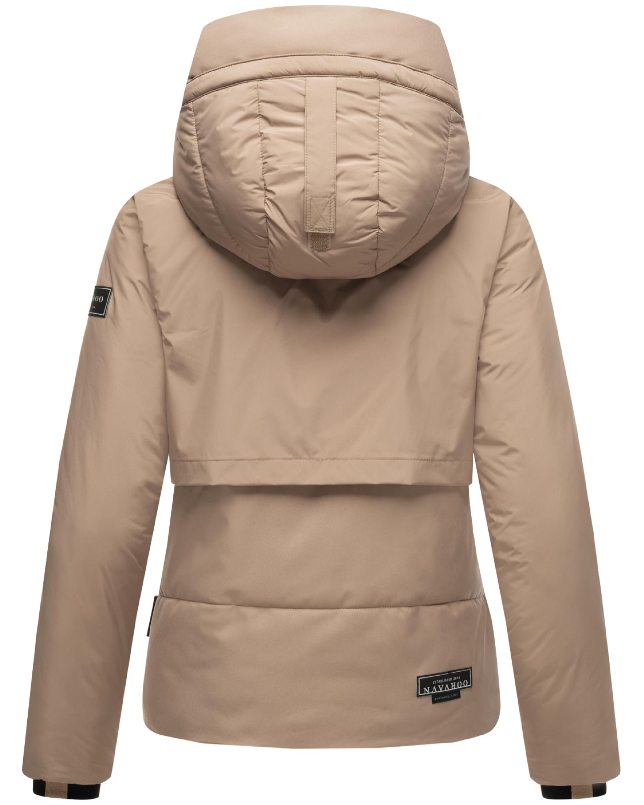 Navahoo Damen Winterjacke warme Steppjacke mit Fleece-Innenfutter und Kapuze Liebesküken XIV XS-XXL