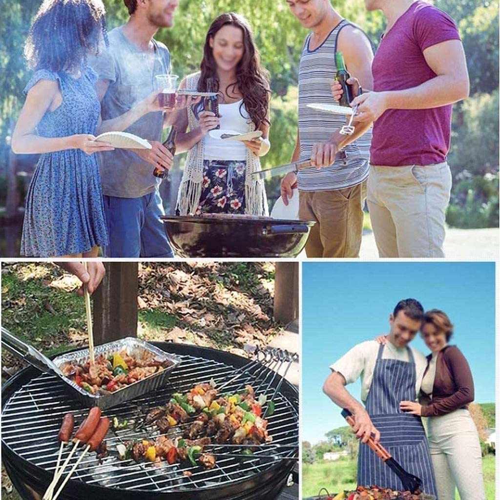 Grill, Czajnik do grilla Grill węglowy Gotowanie na świeżym powietrzu Patio Podwórko Ogród Trawnik Kemping Piknik Przenośny grill Stal nierdzewna Grille na węgiel drzewny Z osłoną na kółkach