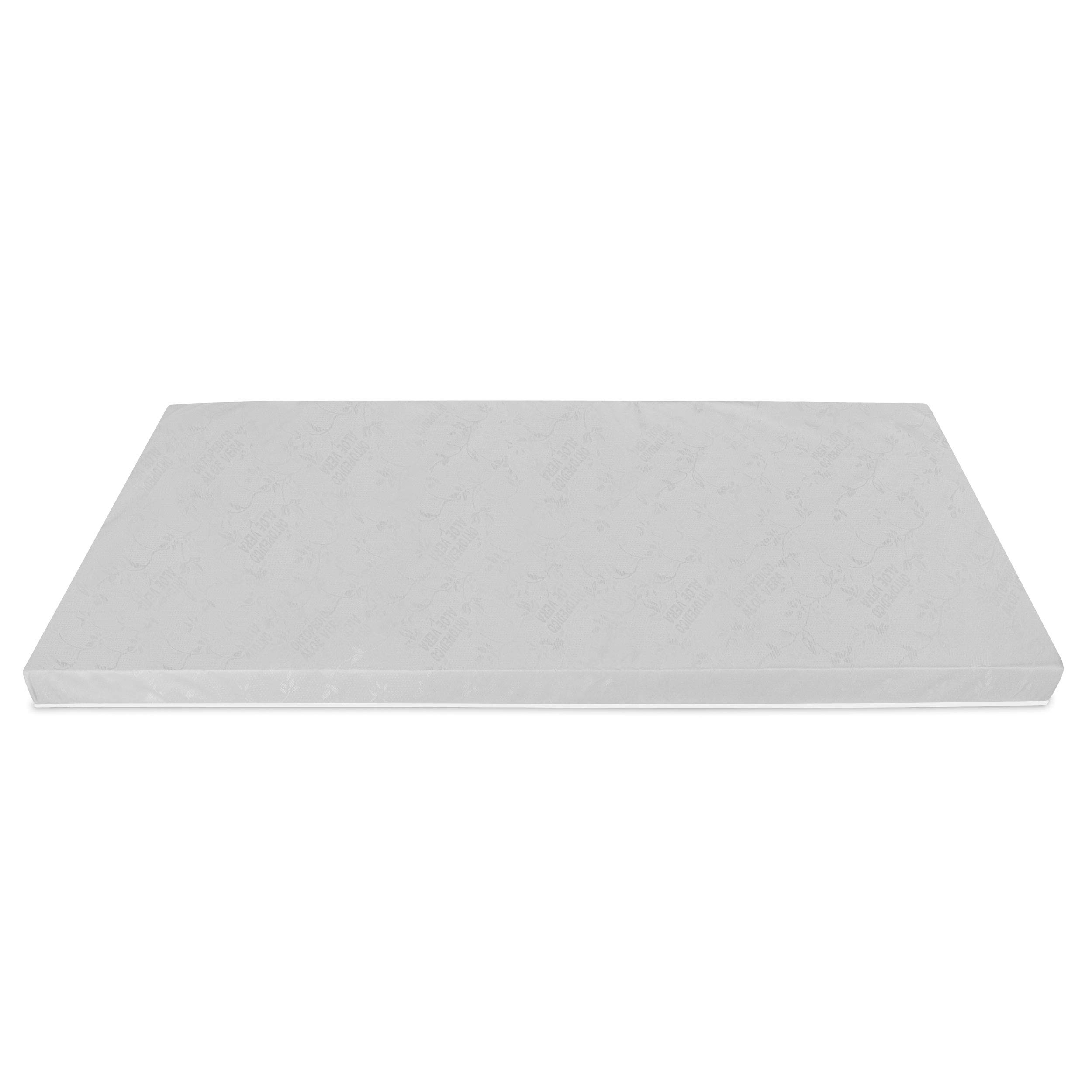 Baldiflex Emporio Materasso Singolo Petit, 90x200 cm, H 10 cm in Poliuretano Espanso Waterfoam, Rivestimento Trapuntato Aloe Vera Ortopedico, Antiacaro