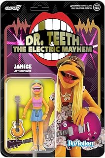 Super7 The Muppets Electric Mayhem Band Janice - 3.75