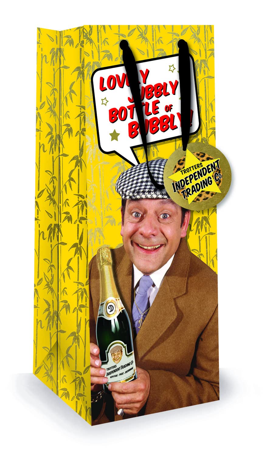 Only Fools & Horses Bottle Gift Bag, Birthday Gift Bag Wine Bottle Bags