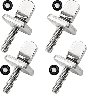 Fin Screws Longboard Sups Fin Screw Longboard Fin Screw Plate Surfboard Longboard Sliding Fin Screw Single Fin Screw Universal Surfboard Tail Stainless Steel Screw With Board Fin Replacement Kit