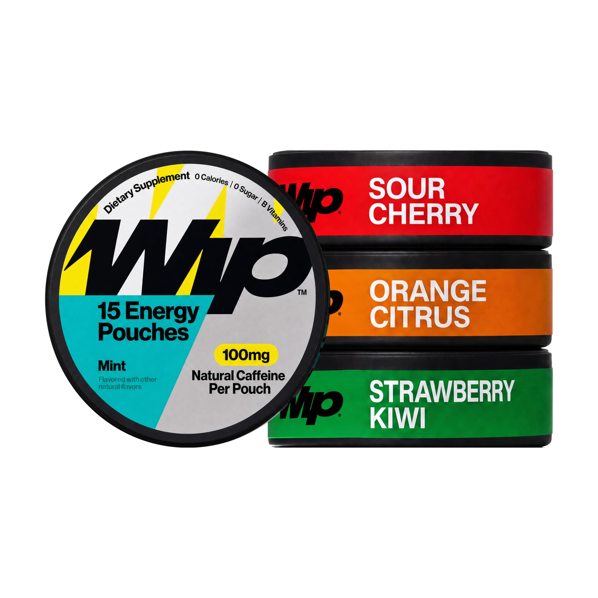 WIP Caffeine Pouches, Blue Raspberry, 100mg, 15 Pouches — Amazon image 7