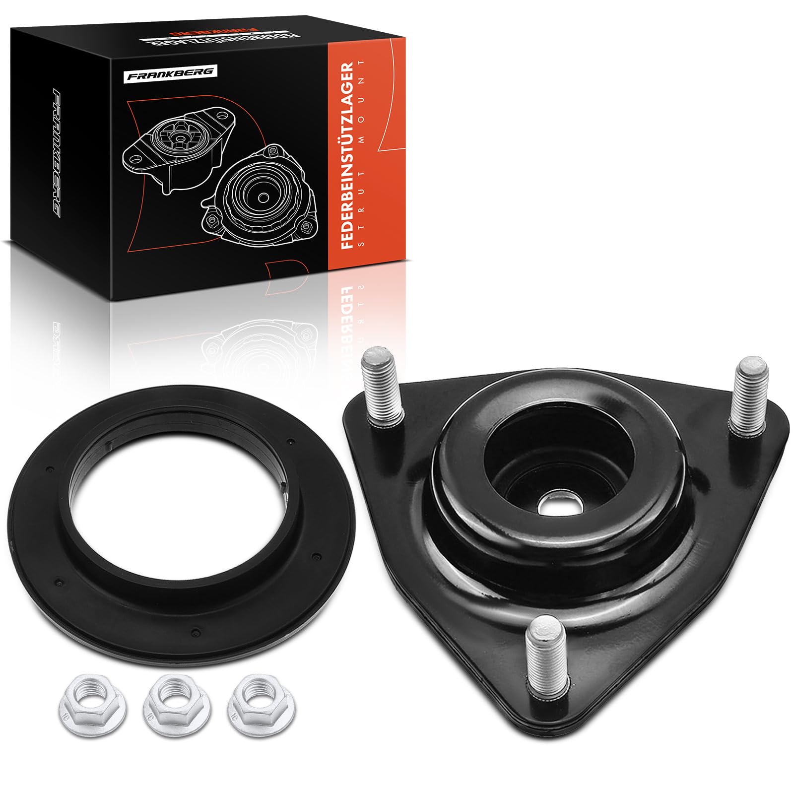 Frankberg Soporte del amortiguador del eje delantero izquierdo y derecho | 4060A417; Compatible con: Outlander III GFW GGW ZJ ZK ZL