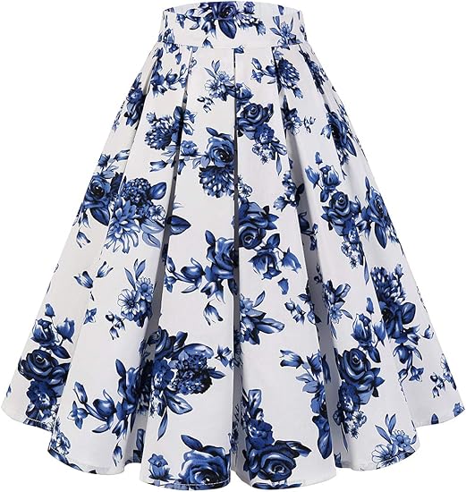 Amazon Co Jp Bridesmay スカートレディース フラダンス 花柄スカート フレア 台形スカート パウスカート ひざ丈 ボトムス フラダンス 春夏秋冬 ブルー フラワー Sサイズ 服 ファッション小物 Amazon Co Jp Bridesmay スカートレディース フラダンス 花柄スカート フレア 台形スカート パウスカート ひざ丈 ボトムス フラダンス 春夏秋冬 ブルー フラワー Sサイズ 服 ファッション小物