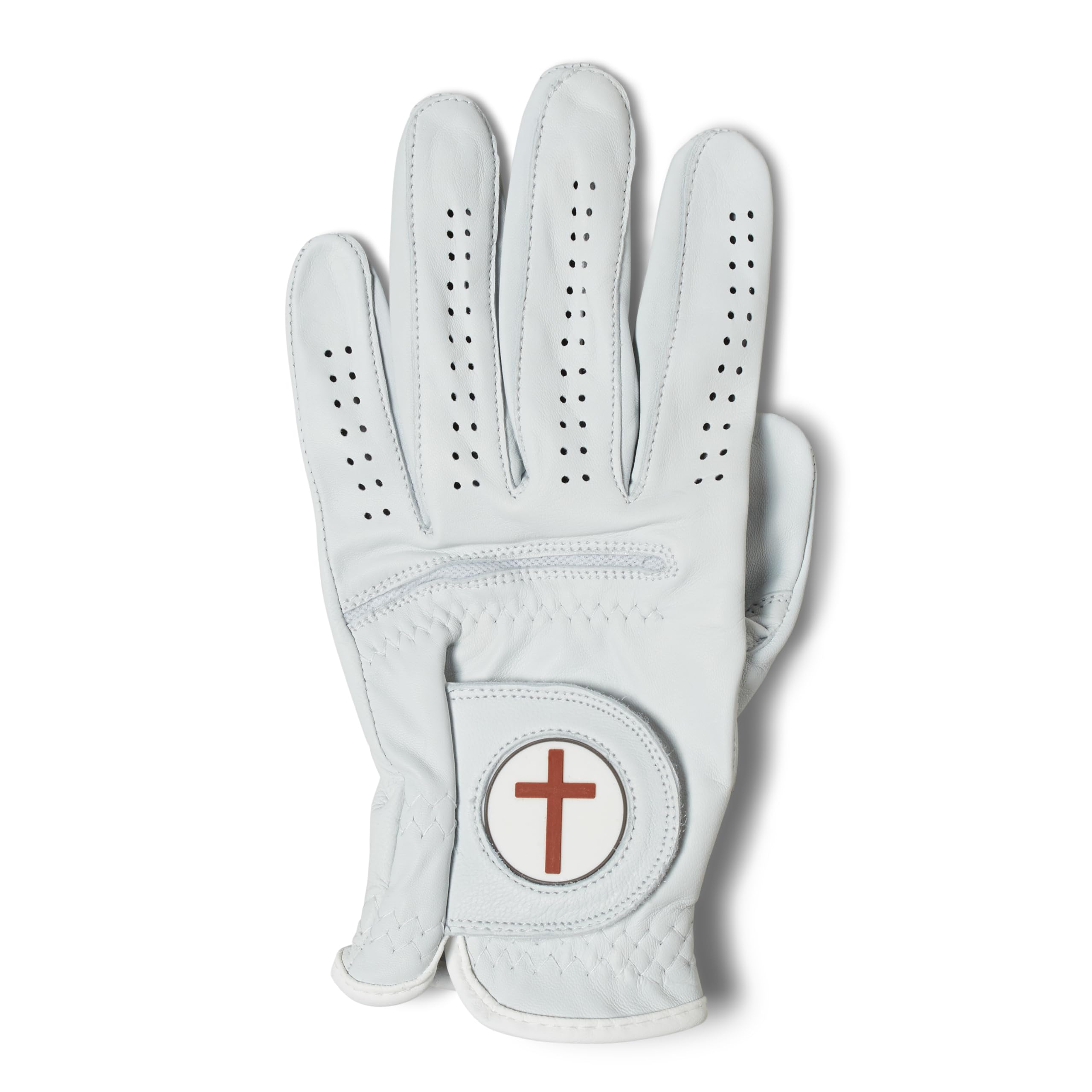 Palmetto Golf & Belts, Brown Cross, AAA Cabretta Leather Golf Glove Cadet Extra Large Right Handed Golfer