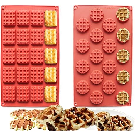 Silicone Waffle Mold Set, Unleash Your Inner Baker