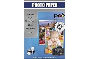 11x14 Glossy 180gsm Inkjet Photo Paper