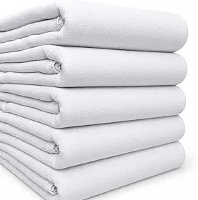 Kit 10 Panos de Chão Extra Grande Grosso saco 50cmx80cm Premium (Branco)
