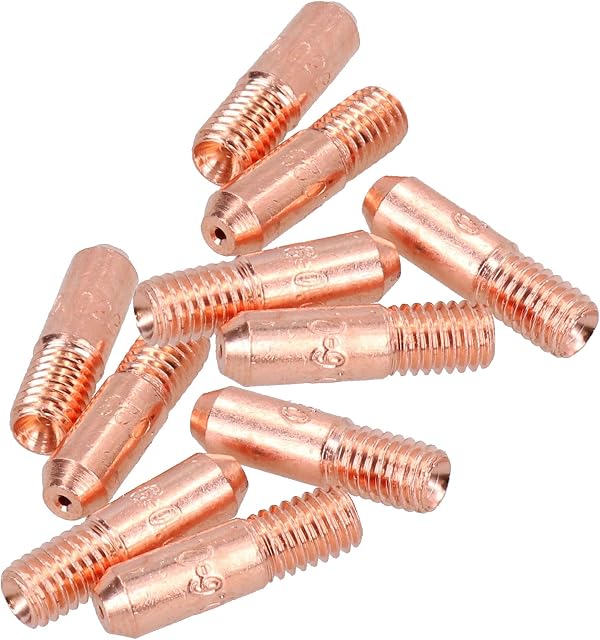 0.6mm Mini Contact Tips 10pk Hobby Welding Torch Welder MIG Gas M5 Thread