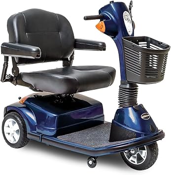 Pride Maxima 3-Wheel Mobility Scooter Red w/ power elevating seat