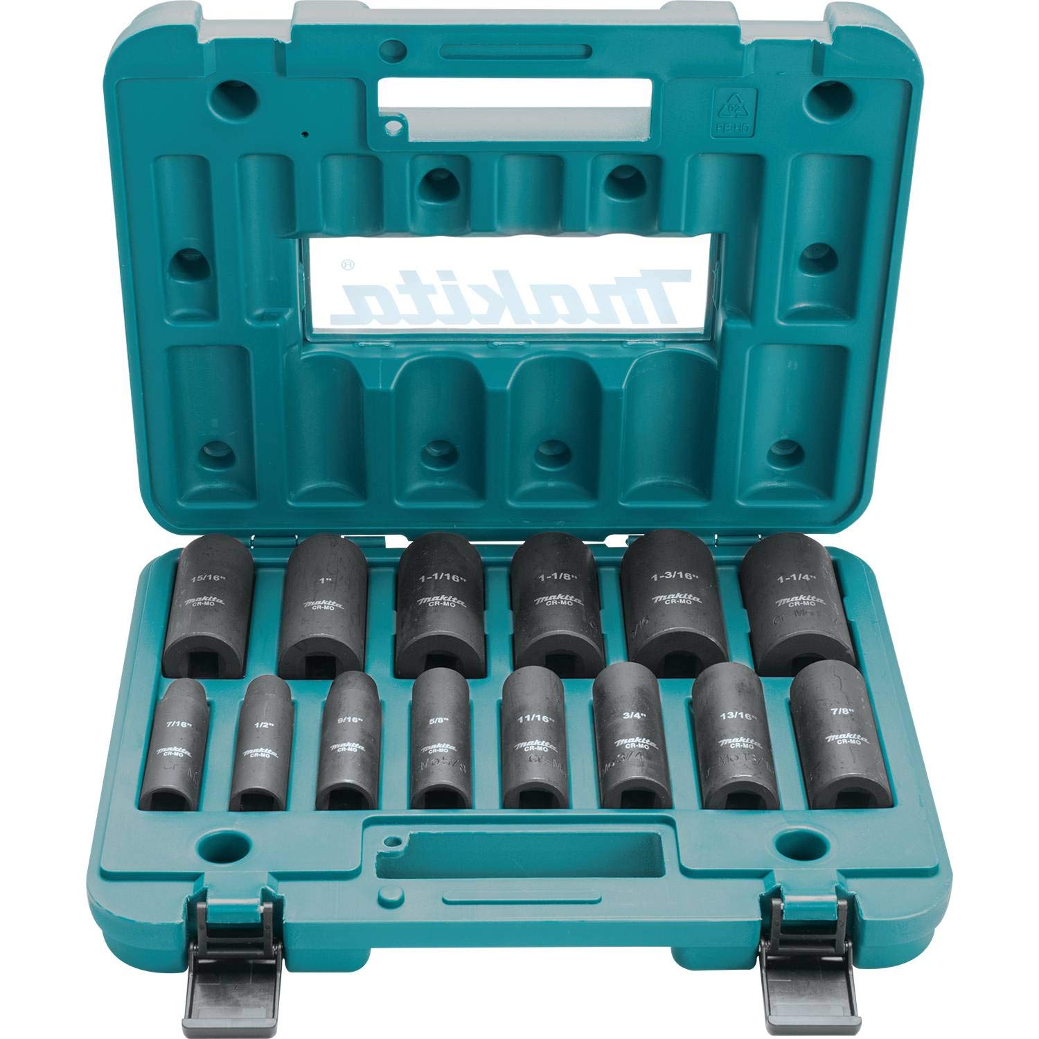 Makita A-96372 Impact socket set, 1/2 in. drive, 14-piece