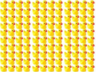 RUIFUNETEK Mini Resin Duck 120 Pcs Tiny Ducks Miniature Ducks Luminous Resin Ducks for Aquarium Garden Landscape Dollhouse Ornament Potted Decorations