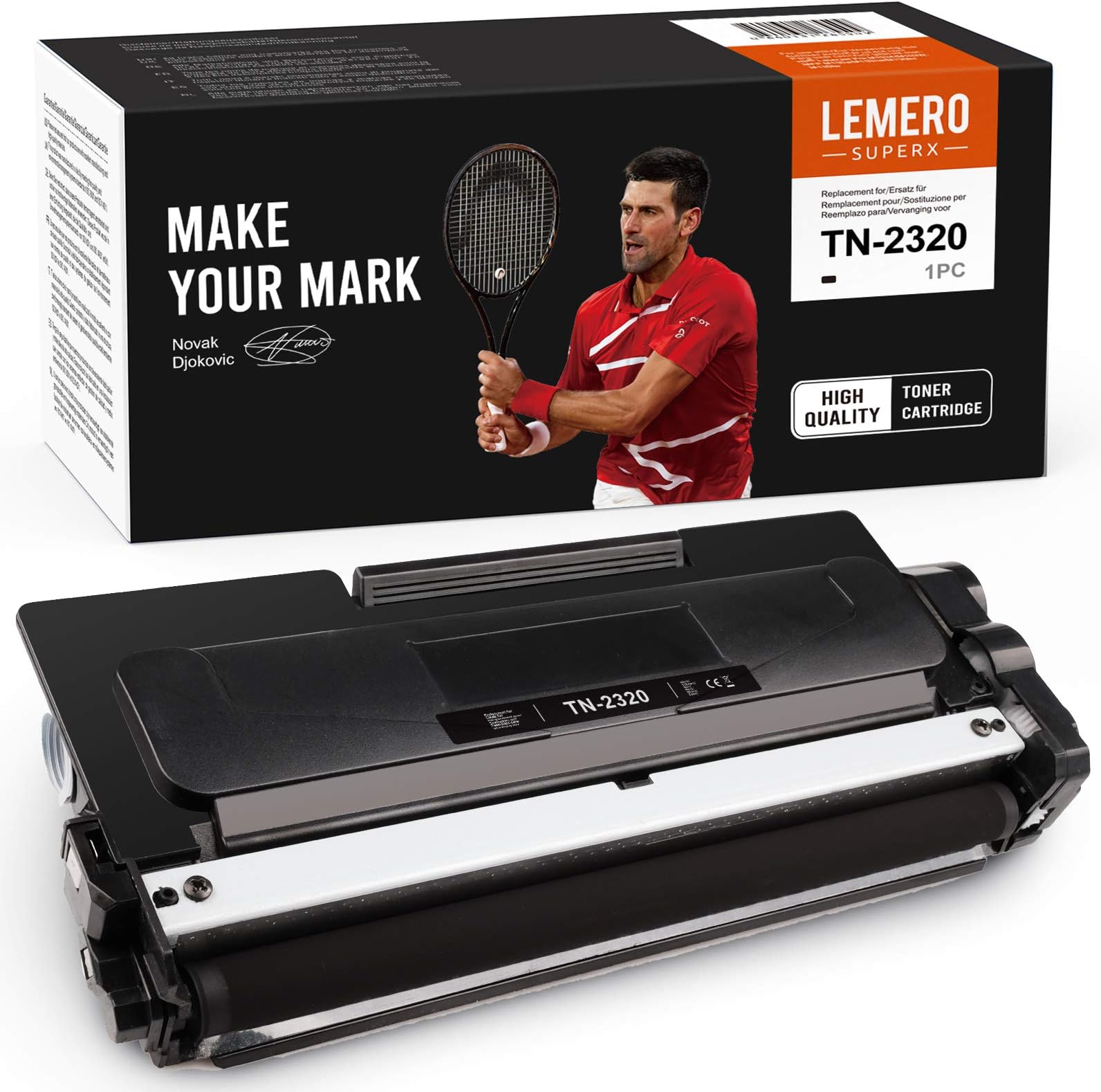 LEMERO SUPERX TN-2320 TN2320 XXL Compatible Toner for Brother MFC-L2700DN MFC-L2700DW MFC-L2720DW MFC-L2740DW DCP-L2500D DCP-L2520DW DCP-L2540DN DCP-L2560DW HL-L2300D HL-L2360DN HL-L2360DN 340DW