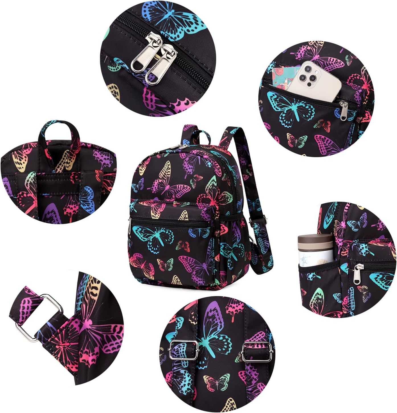 YiXiamo Cute mini tiny small lightweight water repellent pack bag backpack for grils children and adult - Image 5