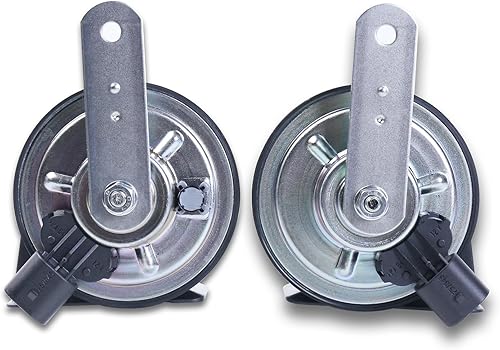 Miniatura 2 de Bocinas automotrices BMW, bocina de notas alta y baja, kit de bocina de caracol de doble tono de 12 V compatible con BMW Serie 3 2011-2018, Serie 4