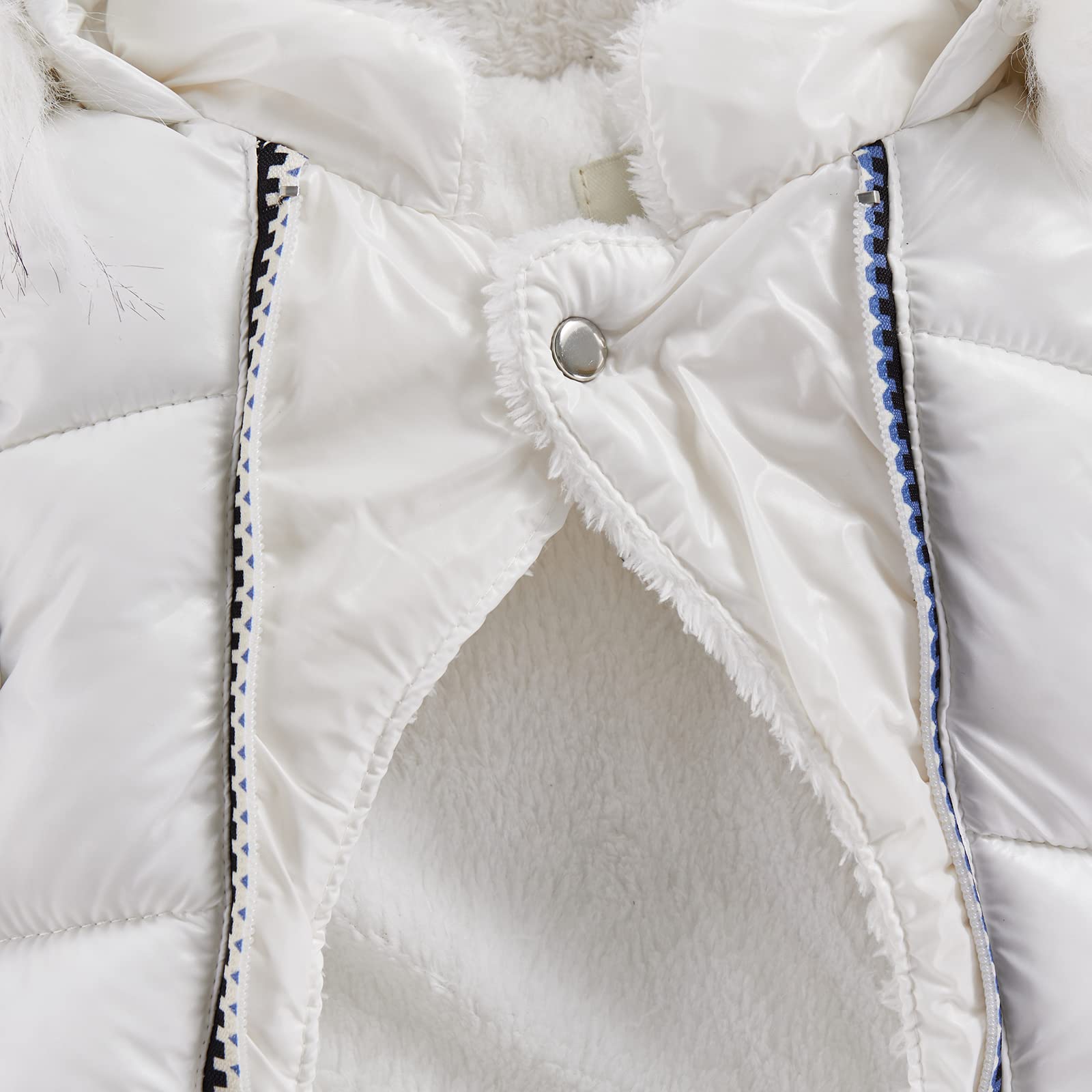 Geagodelia Tuta da Neve Neonati Cappotto Invernale da Bambini Tuta da Bambino Tuta con Cappuccio con Cerniera Pagliaccetto con Stivaletti e Guanti