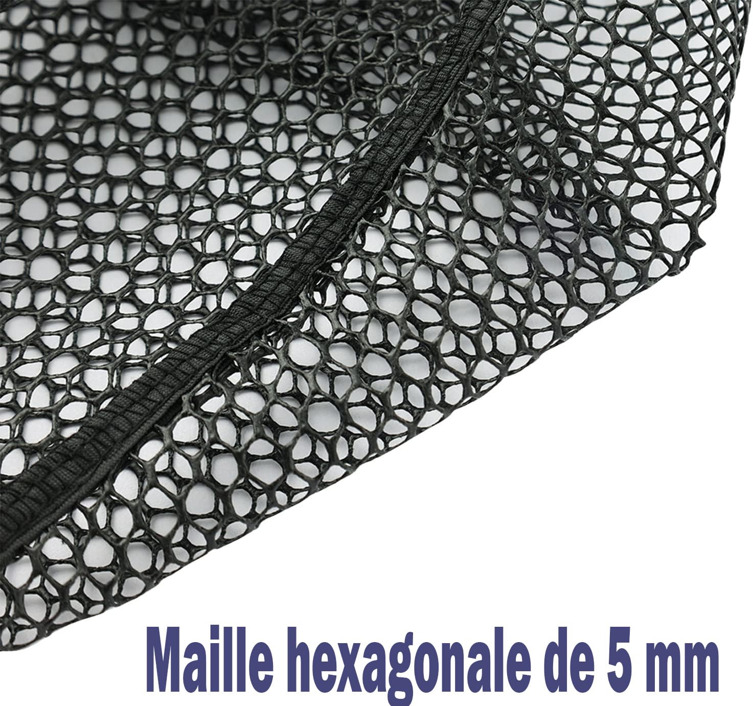 Filet de pêche, Manche télescopique Pliable et Pliable, Filet en Nylon Durable pour Une pêche ou Une Remise à l'eau en Toute sécurité - 92 cm