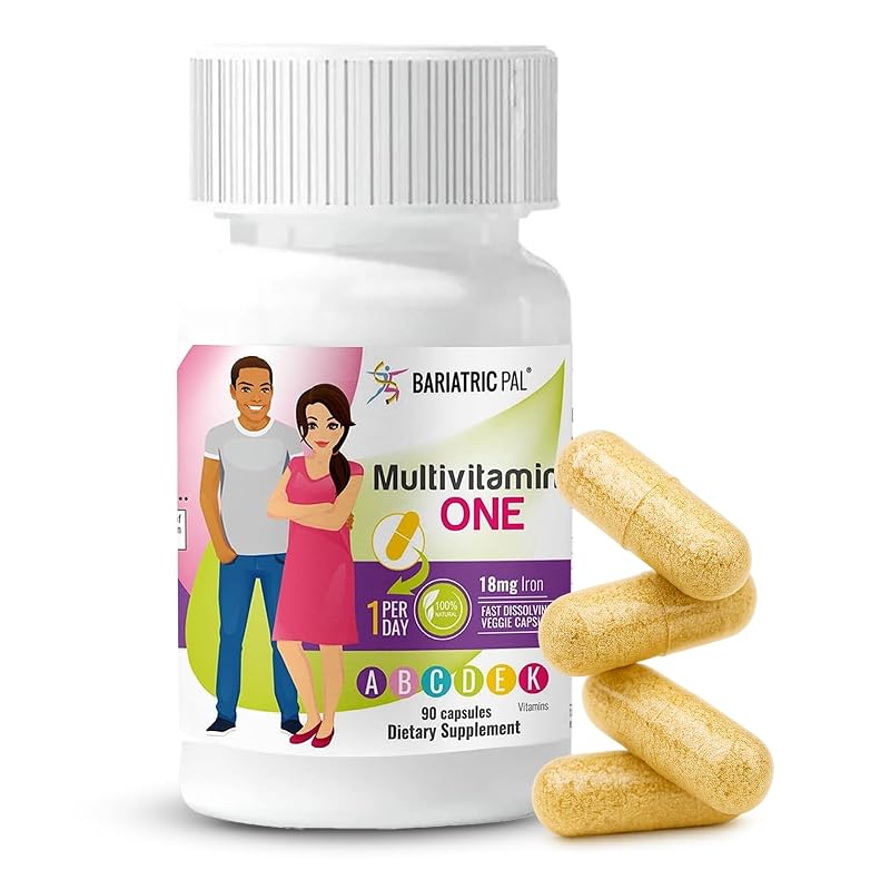 BariatricPal Multivitamínico Bariátrico em Cápsulas com Ferro 18 mg, 90 cápsulas
