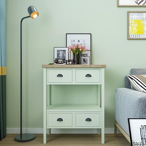 Miniatura 5 de VEELIKE Papel tapiz verde salvia de 15.7 x 118 pulgadas, despegar y pegar, removible, autoadhesivo, impermeable, papel de contacto verde salvia para