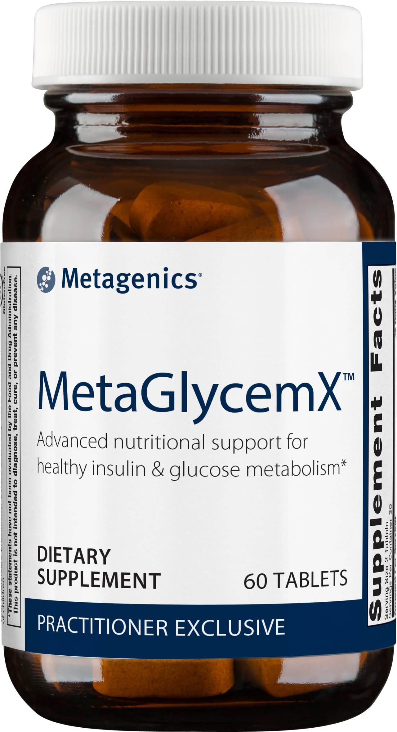 MetagenicsMetaGlycemX - 100 mg Alpha-Lipoic Acid - Supports Carbohydrate Metabolism* - Antioxidant Support* - With Green Tea Extract - Non-GMO & Gluten-Free - 60 Count