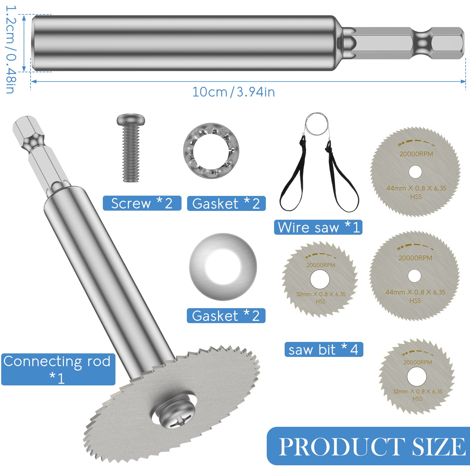 LAUGHERER Binnenpijpsnijder, 1/4 inch hex PVC sanitair binnen cutter interne plastic pijpsnijder set (32 mm x3, 44 mm x1