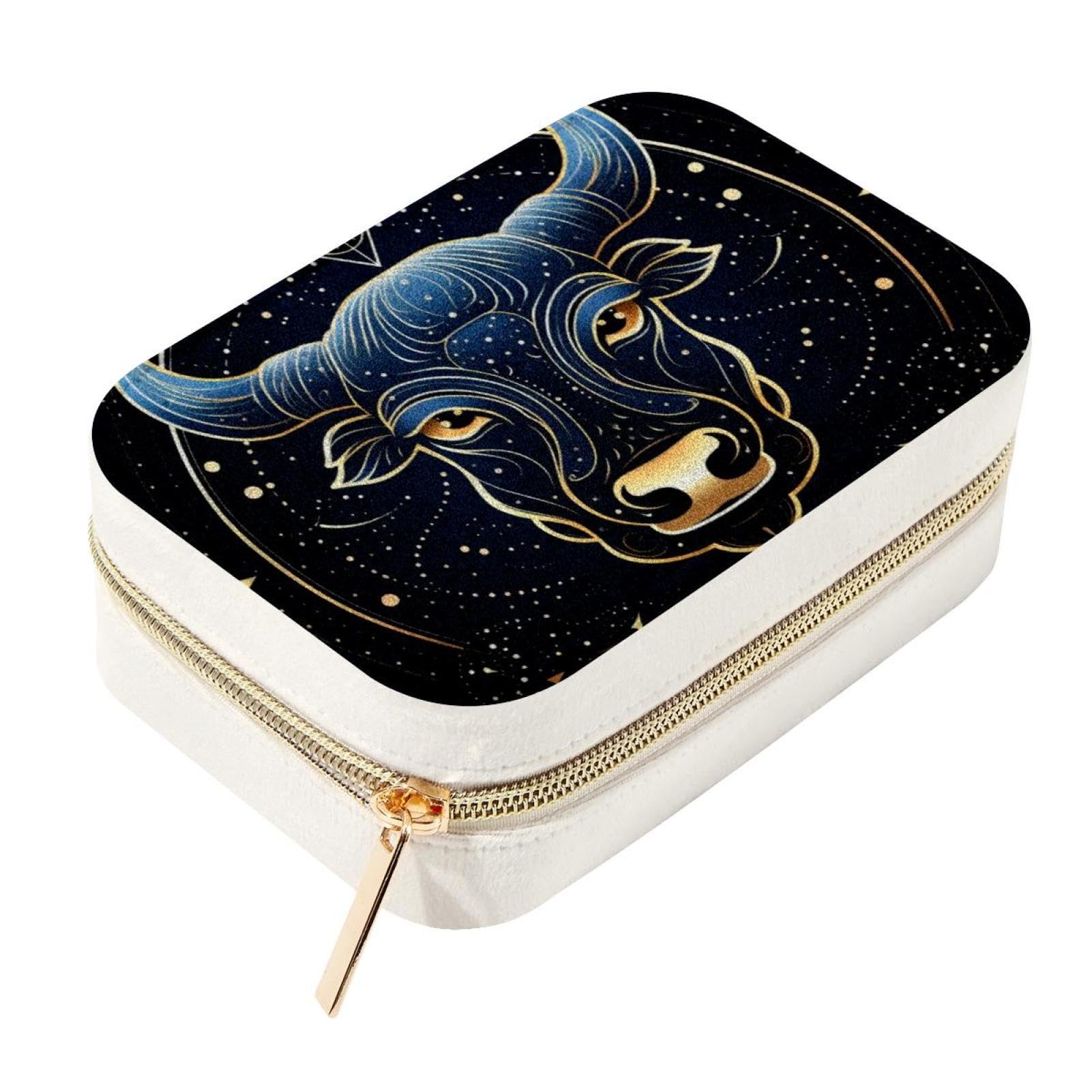 Boîte à bijoux de voyage en velours pour ranger colliers et bagues sans nœuds