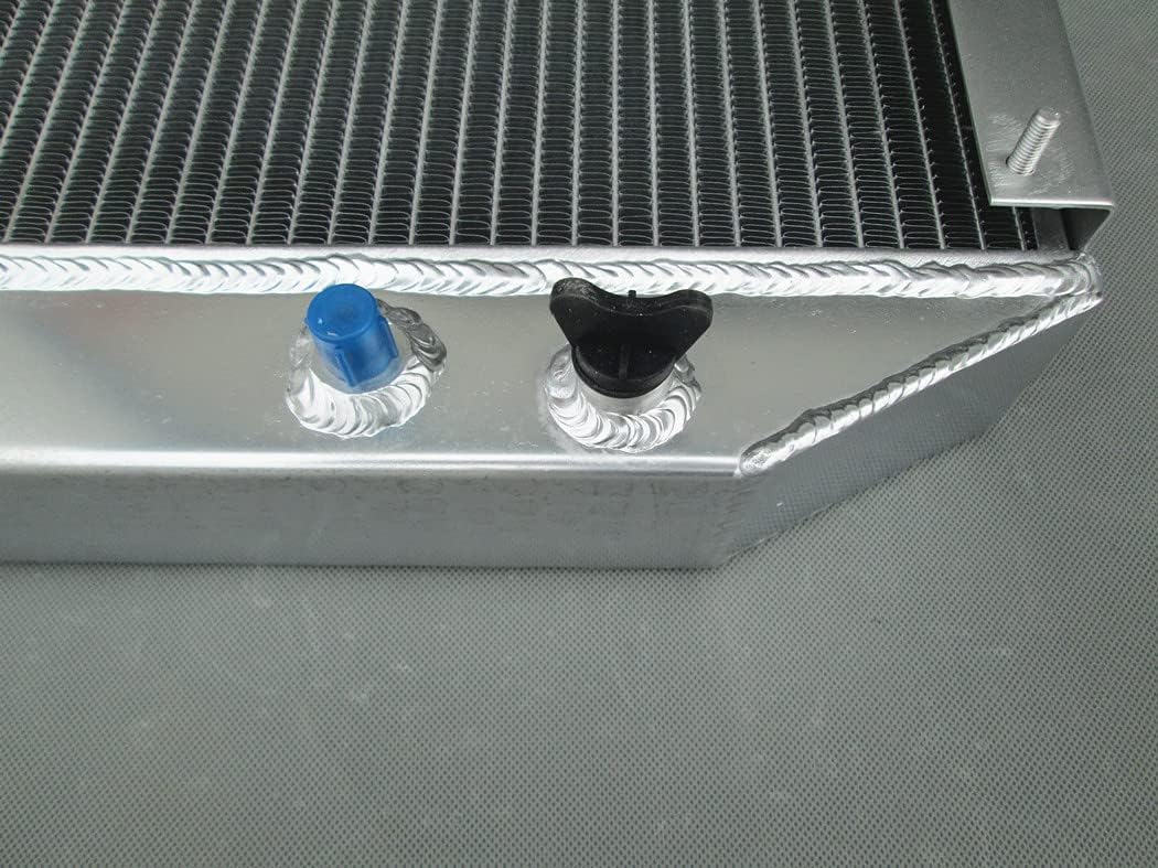 3 Rows Full Aluminum Radiator For 1966-1970 Chrysler 300,Dodge Monaco Polara,Plymouth Fury 7.2L AT