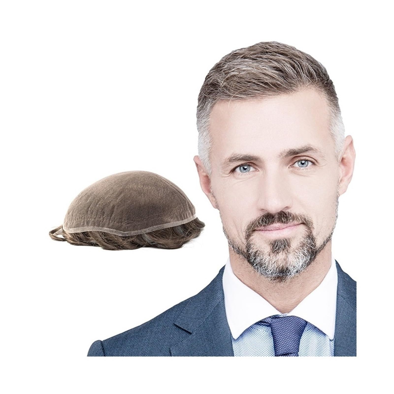 Tupecik męski Tupecik męski Remy Hair System Oddychający 8x10 cali