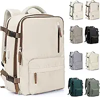 Mochila Executiva de Viagem Grande 40L Impermeável com Porta USB, Mochila Compartimento para Notebook, Mochila Feminina/Masculina Reforçada para Trabalho e viagem – VANOVA