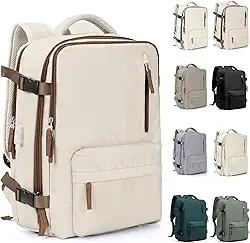 Mochila Executiva de Viagem Grande 40L Impermeável com Porta USB, Mochila Compartimento para Notebook, Mochila Feminina/Masculina Reforçada para Trabalho e viagem – VANOVA