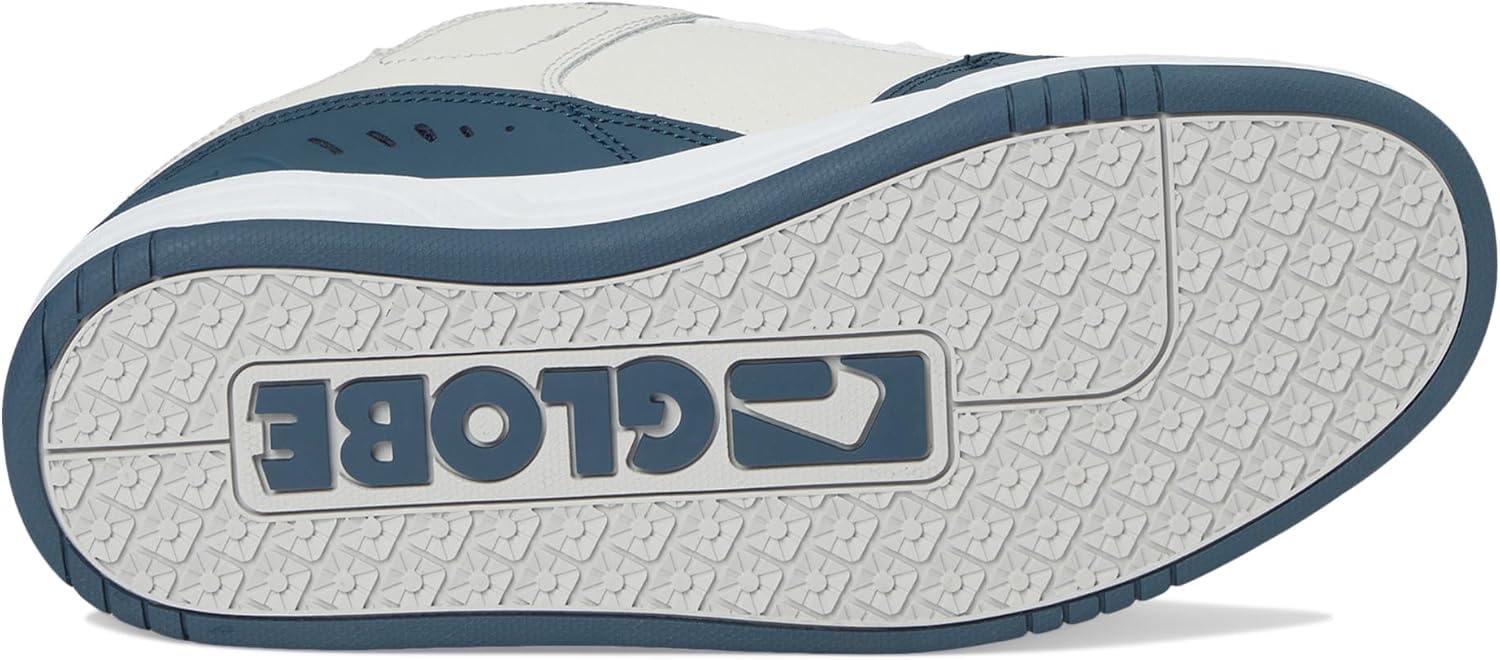 Globe Men's Fusion Skate Shoe, Grey/Blue, 15