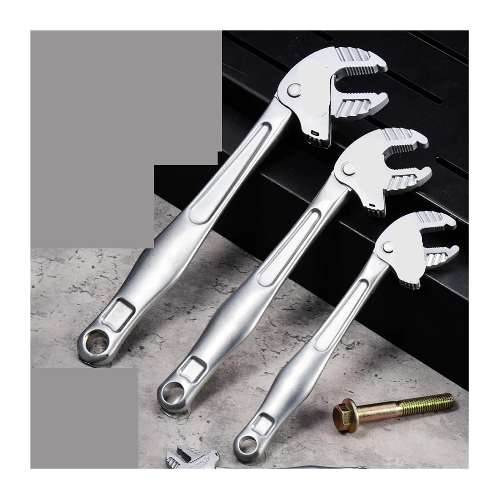 Pinza a Pappagallo 1pc Chiave ad artiglio di granchio regolabile che stringe il cricchetto autoregolante a ganascia larga for la produzione tubazioni automobilistiche(16-19mm)